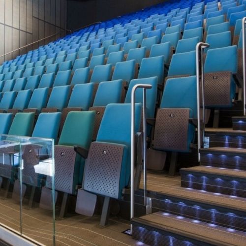 Moderner Hörsaalstuhl - Granada - Jezet Seating - für den Innenraum / feuerfester Stoff / Gestell aus gestrichenem Metall