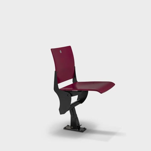 Moderner Hörsaalstuhl - Polar - Jezet Seating - für den Innenraum / Holz / Gestell aus gestrichenem Metall