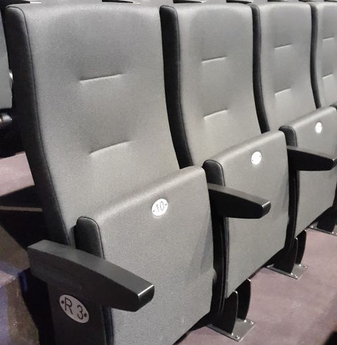 Moderner Hörsaalstuhl - Torso - Jezet Seating - für den Innenraum / feuerfester Stoff / Gestell aus gestrichenem Metall