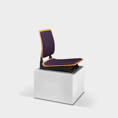 Moderner Hörsaalstuhl - Phoenix Plus - Jezet Seating - für den Innenraum / feuerfester Stoff / Buche