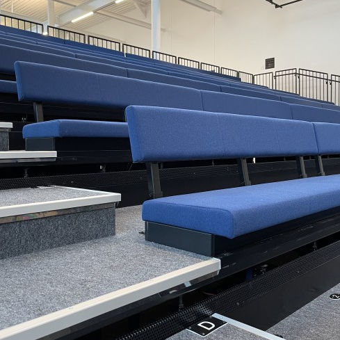 Moderner Hörsaalstuhl - BENCHES - Jezet Seating - für den Innenraum / feuerfester Stoff / für Gewerbegebrauch
