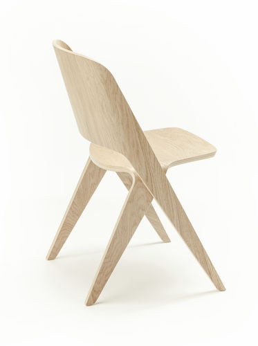 Moderner Esszimmerstuhl - LAVITTA - OAK - Poiat | Furniture - für den Innenraum / Eiche / geformtes Sperrholz