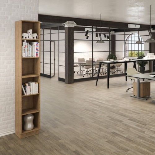 Modernes Regal - QUADRO - cube Design - Holz / für Gewerbegebrauch