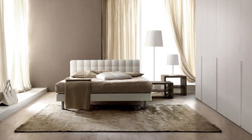 Doppelbett - TENDER - Doimo City Line - modern / gepolstertes Kopfteil / Polster