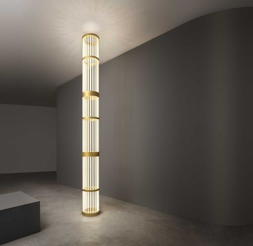 Moderne Leuchtsäule - THIRTIES - OLEV S.r.l. - Metall / Glas / LED