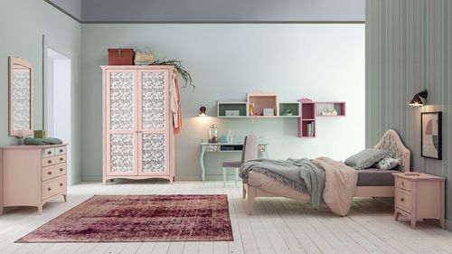 Holz-Kinderzimmer - ROMANTIC ROOM 2 - Callesella - für Mädchen