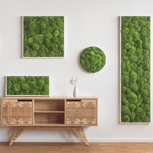 Pflanzrahmen / Polster Moos - SG-MB-KM - FlowerArt GmbH - natürlich / für den Innenraum