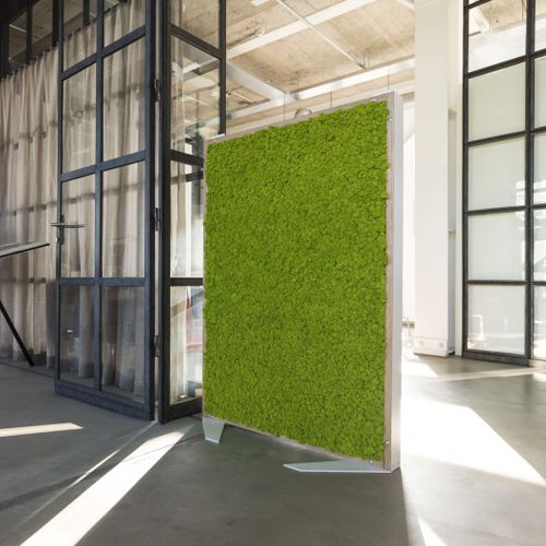 Modulare Platten Wandbegrünung - VARIOGREEN - FlowerArt GmbH - Polster Moos / für den Innenraum / Akustik