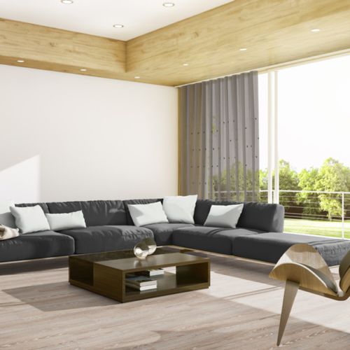 Gardine / schillerndes Motiv - ANISYES 3508 - ado goldkante - Polyester / waschbar / transparent
