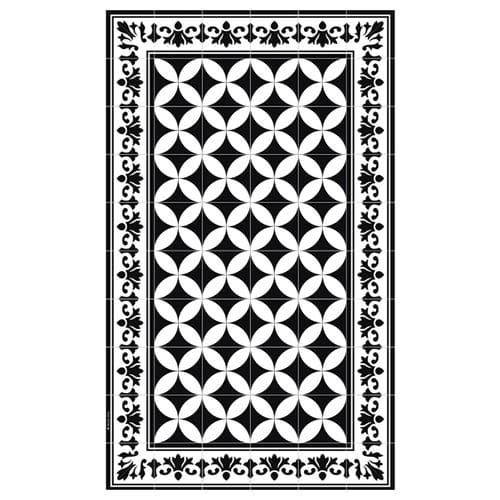 Moderner Teppich - SOFI- SO4 - BEIJA FLOR - mit geometrischen Motiven / Vinyl / rechteckig