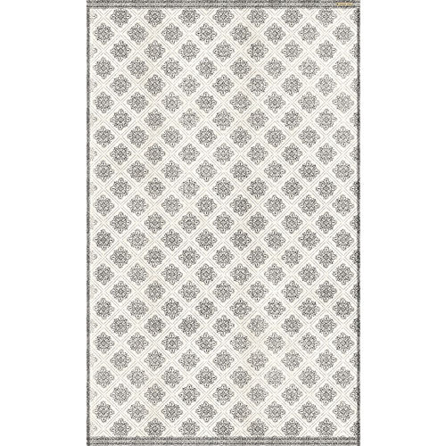 Moderner Teppich - LORA – LO2 - BEIJA FLOR - Motiv / Vinyl / rechteckig