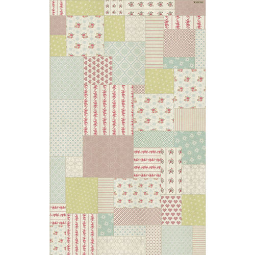 Moderner Teppich - MARIE LOUISE – ML1 - BEIJA FLOR - Patchwork / Vinyl / rechteckig