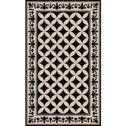 Moderner Teppich - SOFI- S01 - BEIJA FLOR - Motiv / Vinyl / rechteckig