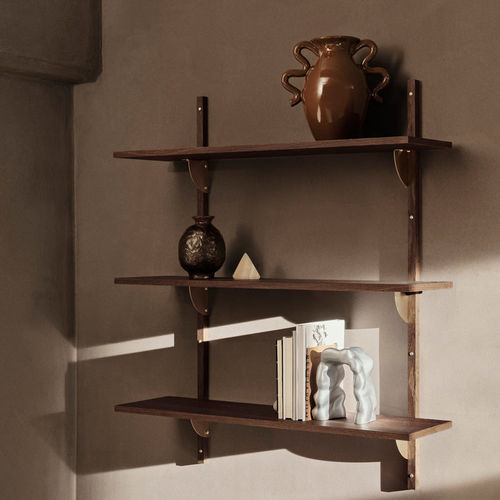 Wandmontiertes Regal - Sector - Ferm Living - modern / Eiche / MDF
