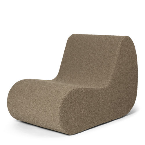 Moderner Sessel - Rouli - Ferm Living - Stoff / Polypropylen / mit abziehbarem Bezug