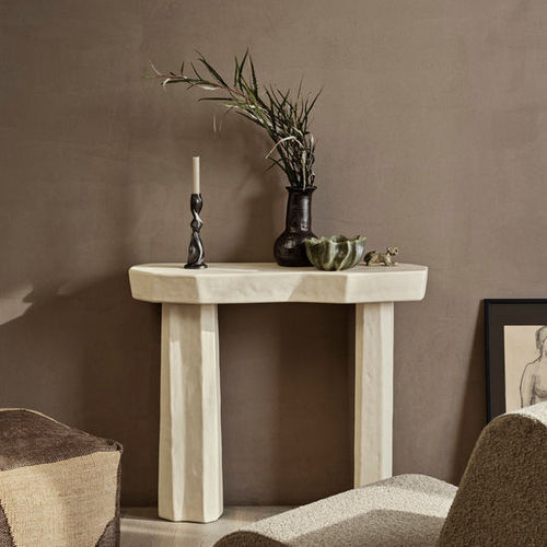 Moderner Konsolentisch - Staffa  - Ferm Living - Beton / Gestell aus Beton / für Privatgebrauch