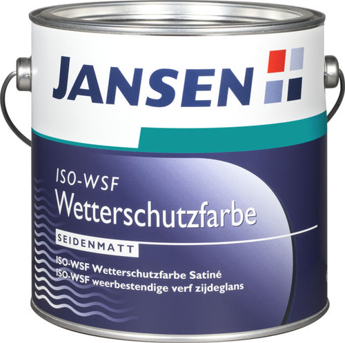 Schutzfarbe - ISO-WSF - jansen - Endbearbeitung / Verkleidung / für Außenbereich