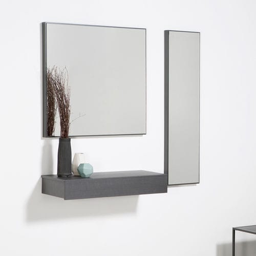 Wandmontierter Spiegel - ESTIL - MASIS - modern / rechteckig / Holz