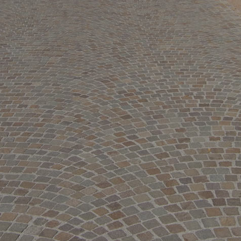Porphyrpflasterstein - UNI EN 1342 - Italporphyry - Fußgänger / für öffentliche Bereiche