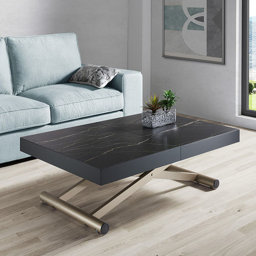 Moderner Couchtisch - ACTIVA+ - Indesan - Holz / Keramik / melaminbeschichtet