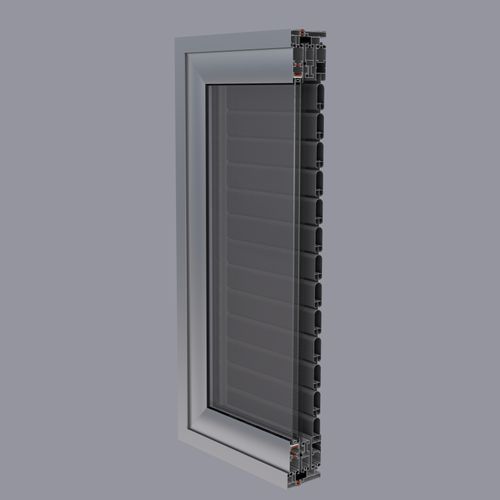 Schiebe-Fensterladen - EL 6500  - Elvial - Aluminium / wärmeisoliert