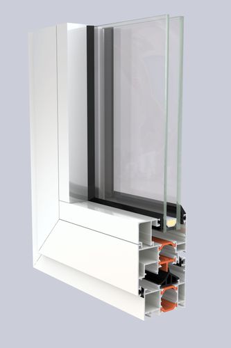 Aluminium-Fensterprofil - EL 4600 - Elvial - wärmeisoliert
