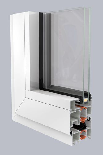 Aluminium-Fensterprofil - EL 5600 - Elvial - wärmeisoliert