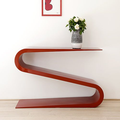 Moderner Konsolentisch - COBRA - R&J Luxe Furniture - Stahl / Gestell aus Stahl / rechteckig
