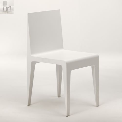 Moderner Stuhl - SENTA - R&J Luxe Furniture - für den Innenraum / Aluminium / Lochblech