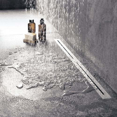 Duschablaufrinne / gebürsteter Edelstahl - NANO-LINE-700 - ESS Easy Drain - hochbeständig