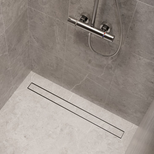 Metall-Duschablaufrinne - BD-50-FL-28 - ESS Easy Drain - Beton / hochbeständig