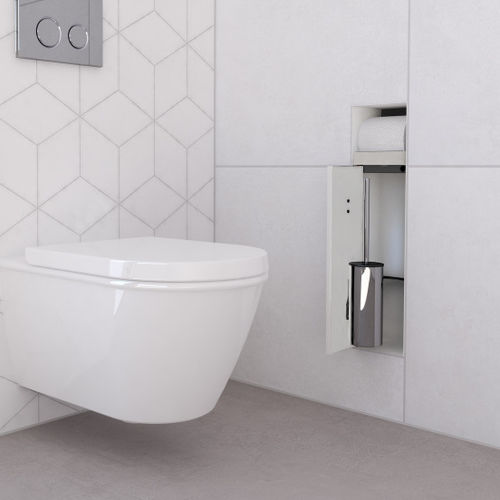 Edelstahl-Bürstengarnitur - TCL-9-W - ESS Easy Drain - Einbau / für Hotels