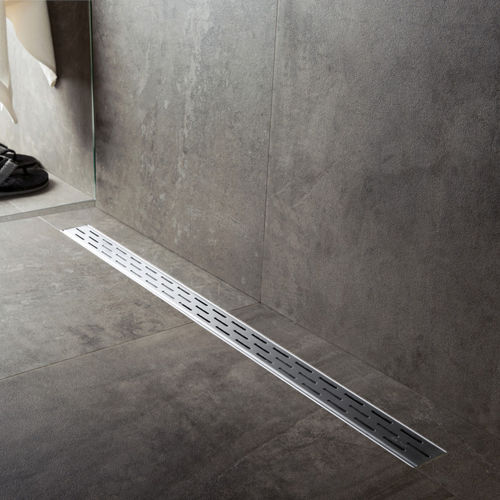 Duschablaufrinne / gebürsteter Edelstahl - EDCOMFF 500-30 - ESS Easy Drain - hochbeständig