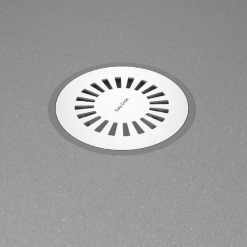 Duschabfluss / gebürsteter Edelstahl - AQUA VINYL MSI7 - ESS Easy Drain