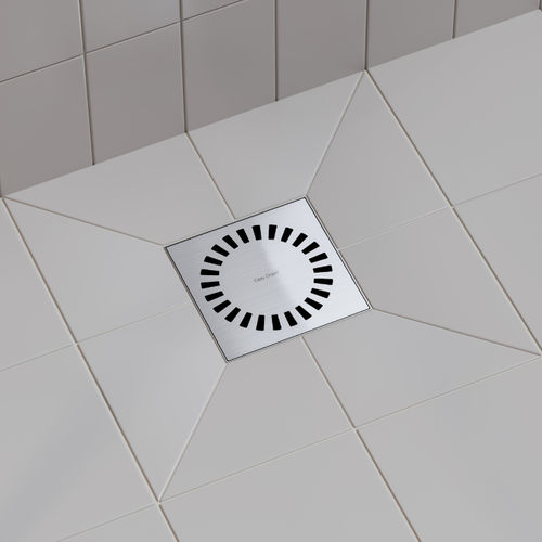 Rechteckige Duschwanne - AQUA BRILLIANT - ESS Easy Drain - zum Aufstellen / zum Fliesen / Edelstahl