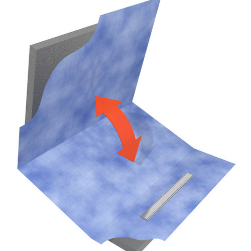 Rechteckige Duschwanne - SBITAL-LINE-1 - ESS Easy Drain - fliesbar / ABS / maßgefertigt