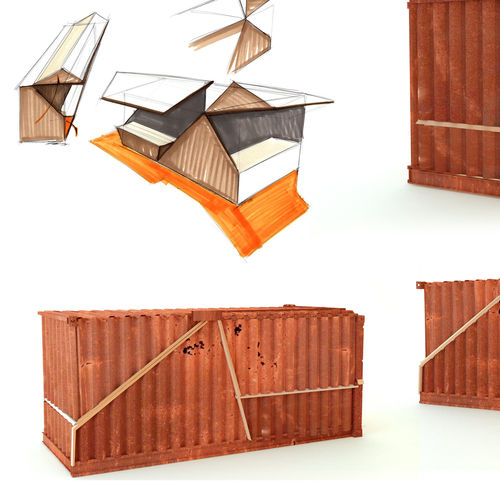 Containeranlage für Gewerbegebrauch - EK-02 - Euroelement Ltd. - für Restaurants / für Einzelhandel