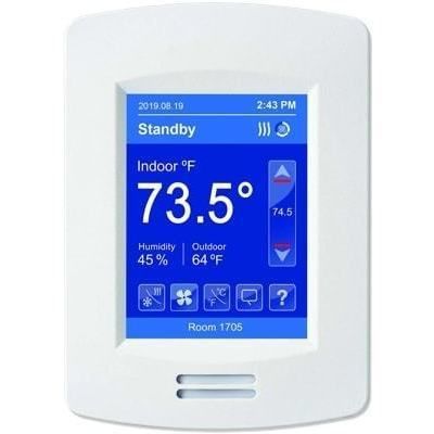 Fernbedienung für Klimaanlage - LG8660 - LG HVAC - für Gebäudeautomation / matt / mit Touchscreen