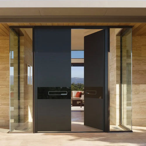 Eingangstür - Ultimum Pure 608 A - Pirnar - Aluminium / Glas / einflügelig