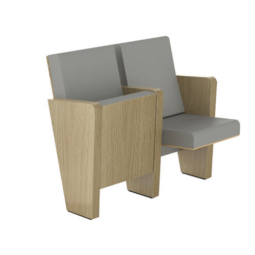 Moderner Auditoriumsessel - K1 - Quinette Gallay - Stoff / Holz / Holz