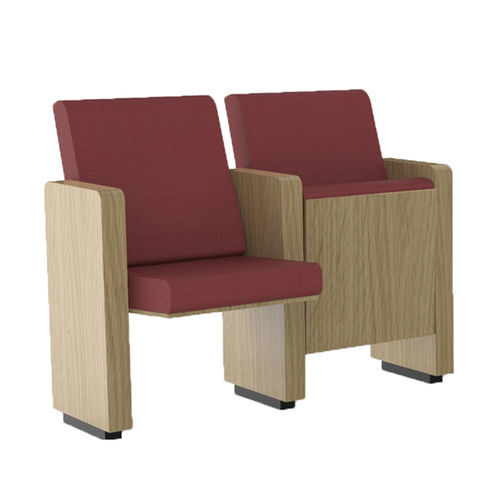 Moderner Auditoriumsessel - K3 - Quinette Gallay - Stoff / Holz / Holz