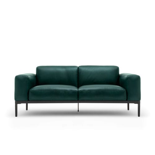 Modulsofa - 167 - freistil - modern / Leder / blau