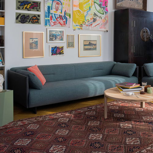 Modulsofa - 131 - freistil - modern / Stoff / Leder