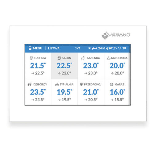 WiFi-Temperaturregler - VER-16S - Verano Konwektor