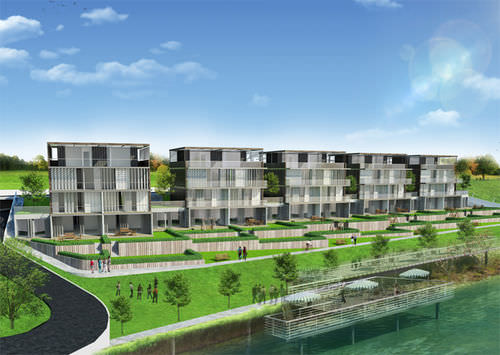 Fertigbau-Gebäude - GAYRIMENKUL GELIŞTIRME - Steelife - Stahl / Stahlrahmen / für Kollektivunterkunft