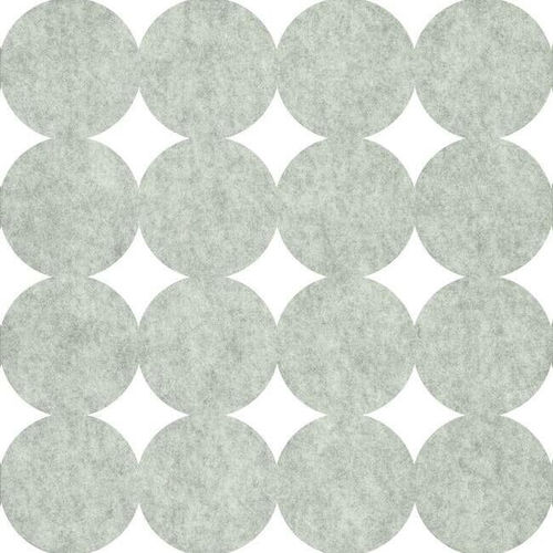 Moderne Tapete - Modern Circles - York wallcoverings - Kunststoff / einfarbig / Stoffoptik