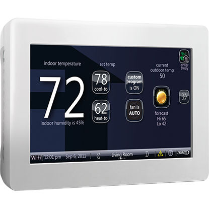 Thermostat für Heizungen - ICOMFORT - Lennox - Raum / wandmontiert / weiß