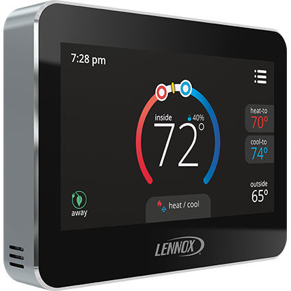 Elektronisches Thermostat - COMFORTSENSE® 7500 - Lennox - programmierbar / für Lüftungssystem / wandmontiert