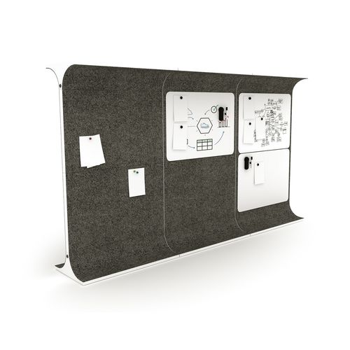 Magnettafel - INTO Concept - weiß / wandmontiert / aus lackiertem Stahl