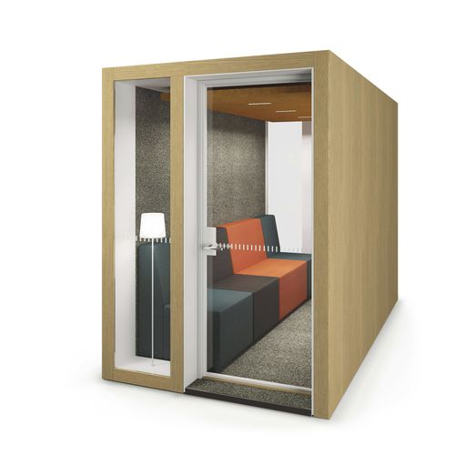 POD-Büro / Akustik - POD 3 - INTO Concept - Glas / für Großraumbüros